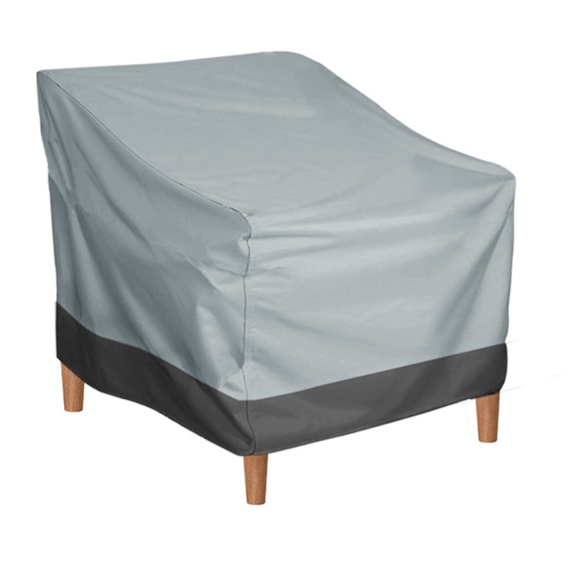 Outdoor Furniture Grey - Tuinstoelhoes Oxford-stof Waterafstotend Zilveren Coating Buitenmeubelhoes