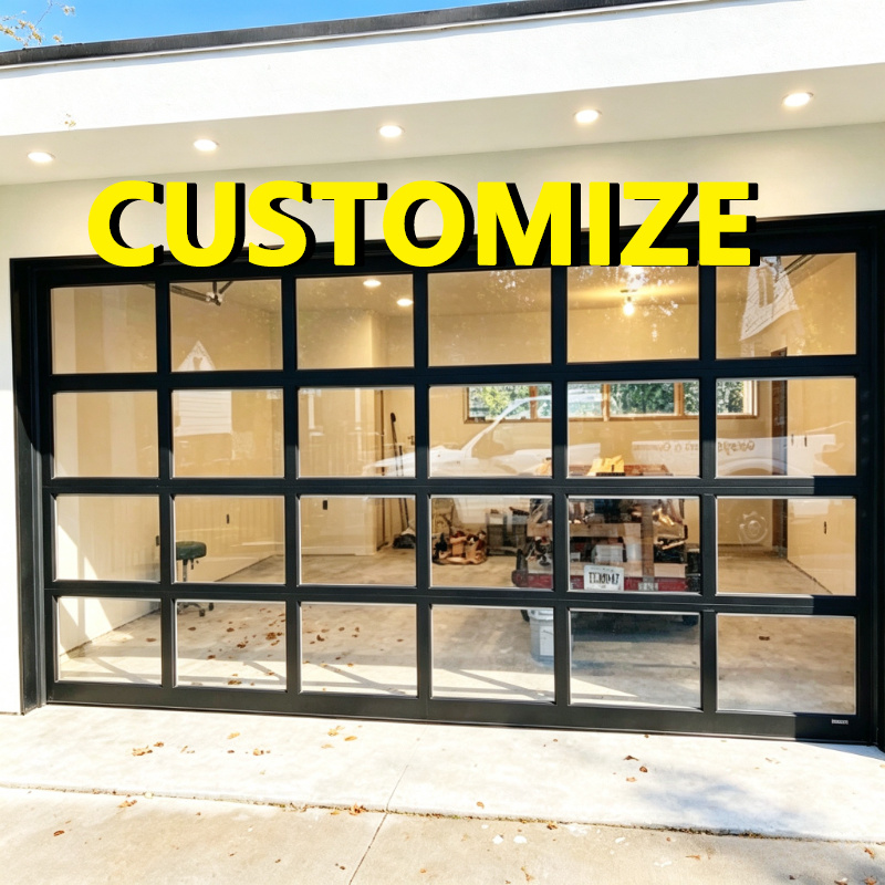 Outdoor Furniture Design - Garagedeur van aluminium, op maat gemaakt,