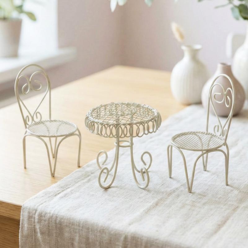 Outdoor Furniture Design - 1/3 stuks poppenhuis tuin display ornament