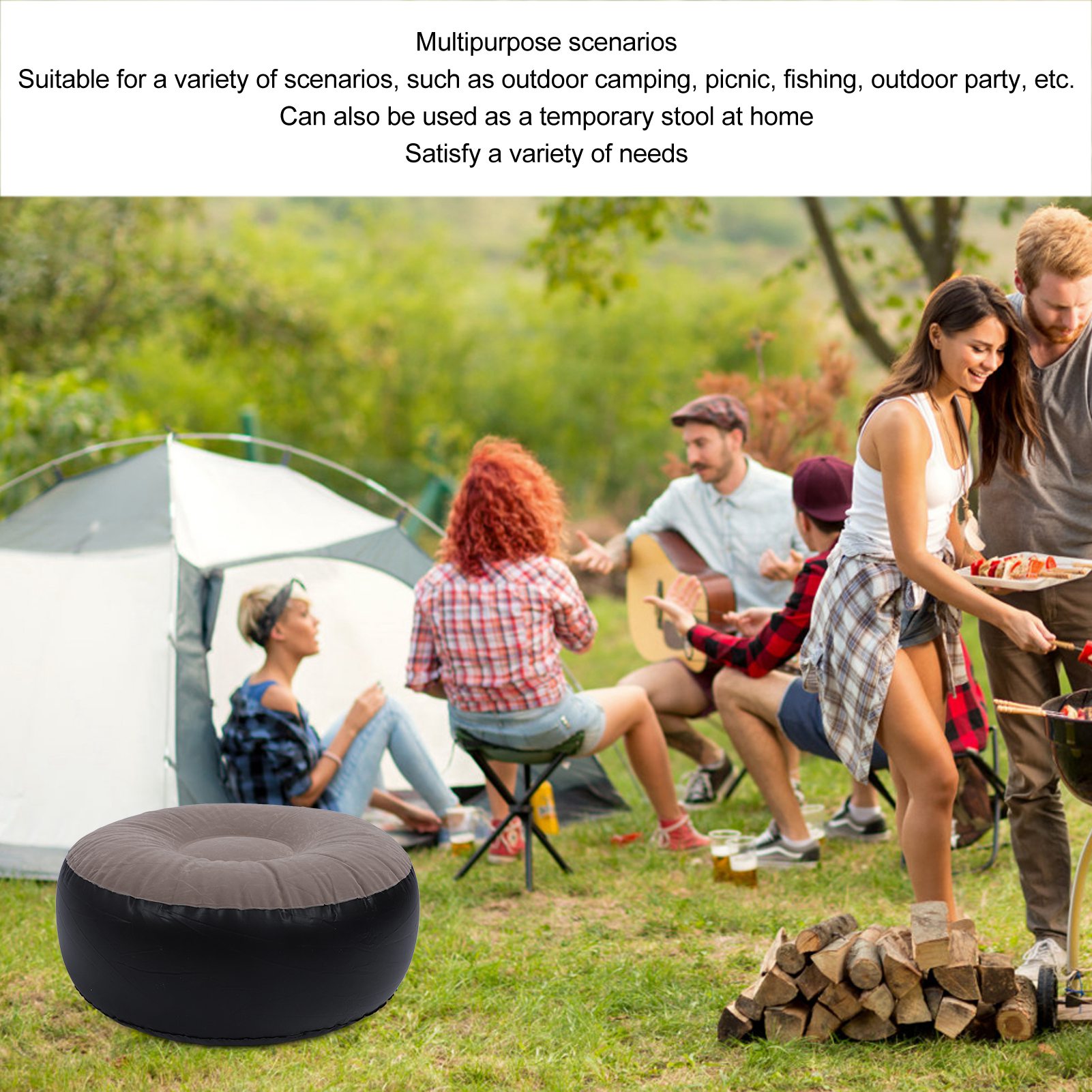 Opblaasbare flocking-kruk Mult - Outdoor Furniture Design recensie en prijs