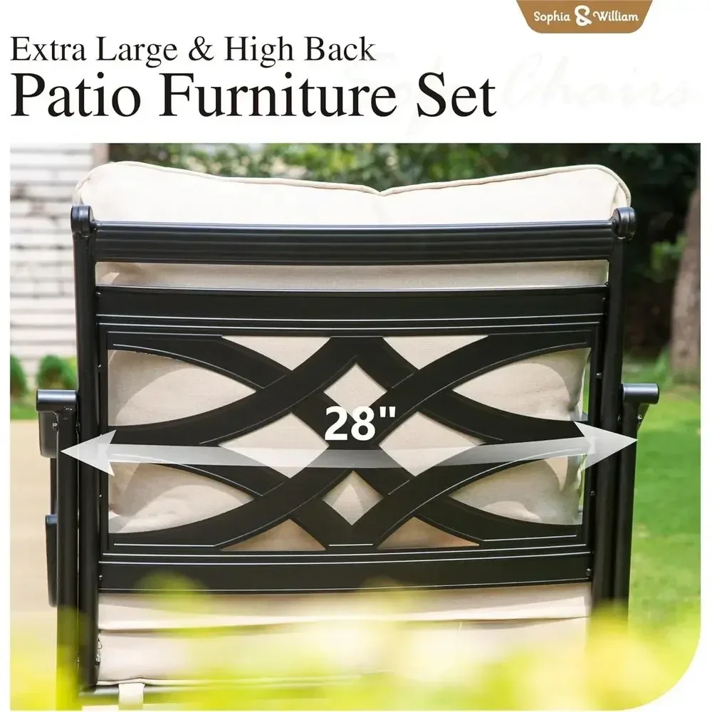 Grote metalen tuinmeubelset me - Outdoor Furniture Metal Chairs recensie en prijs