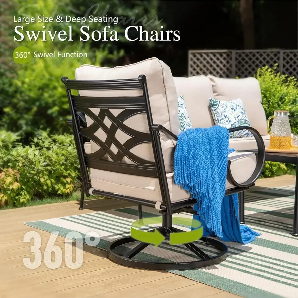 Grote metalen tuinmeubelset me - Outdoor Furniture Metal Chairs recensie en prijs