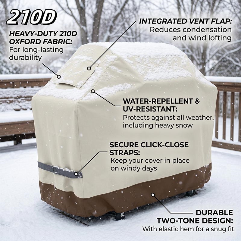 210D BBQ Beige Barbecue Grill  - Outdoor Furniture Europe recensie en prijs