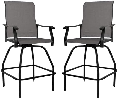 Patio Bar Set 2-delig Draaibar - Outdoor Furniture Grey recensie en prijs