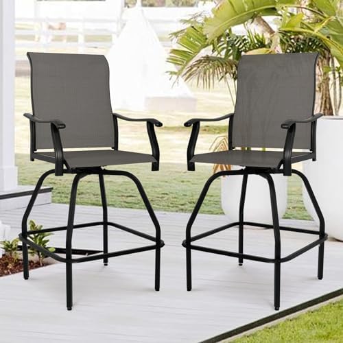 Patio Bar Set 2-delig Draaibar - Outdoor Furniture Grey recensie en prijs