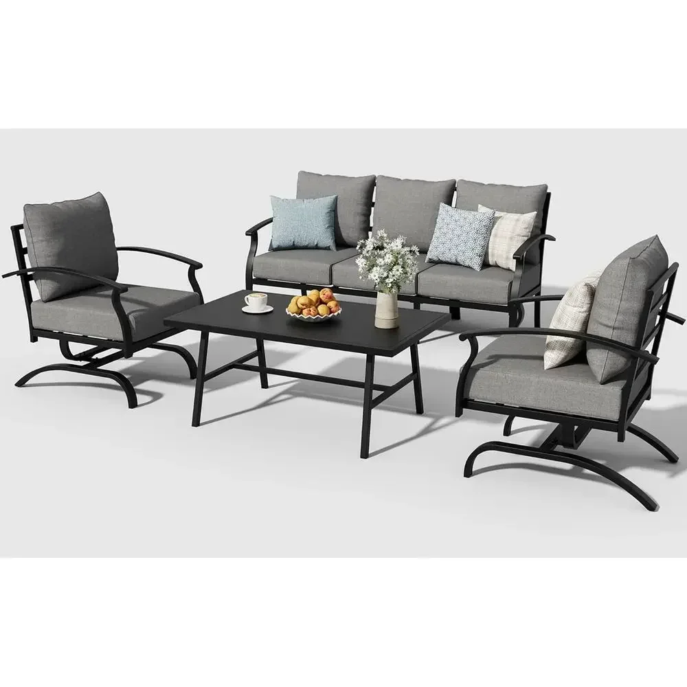 Grijze metalen tuinset voor bu - Outdoor Furniture Metal Chairs recensie en prijs