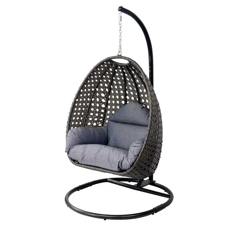 Ei-vormige zwarte patio hangst - Outdoor Furniture Egg Chair recensie en prijs