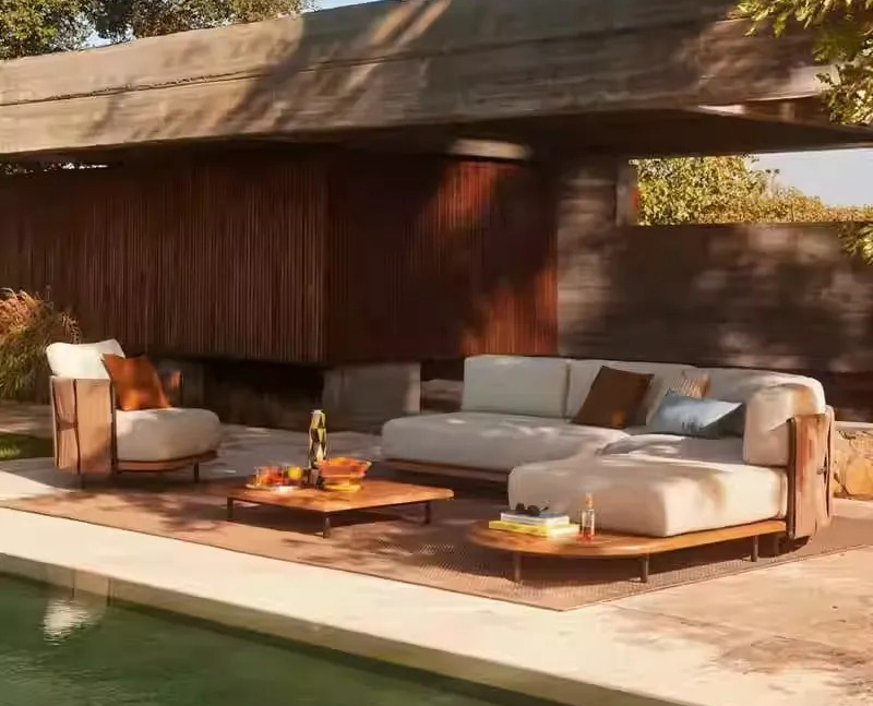 Noordse outdoor rotan bank vil - Outdoor Furniture Design recensie en prijs