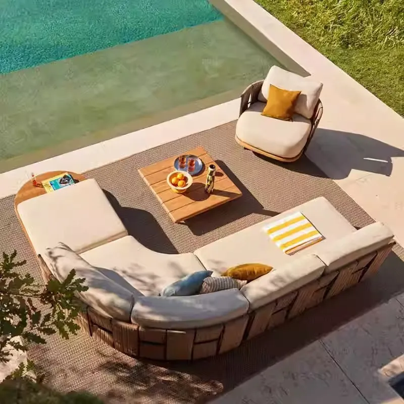 Noordse outdoor rotan bank vil - Outdoor Furniture Design recensie en prijs