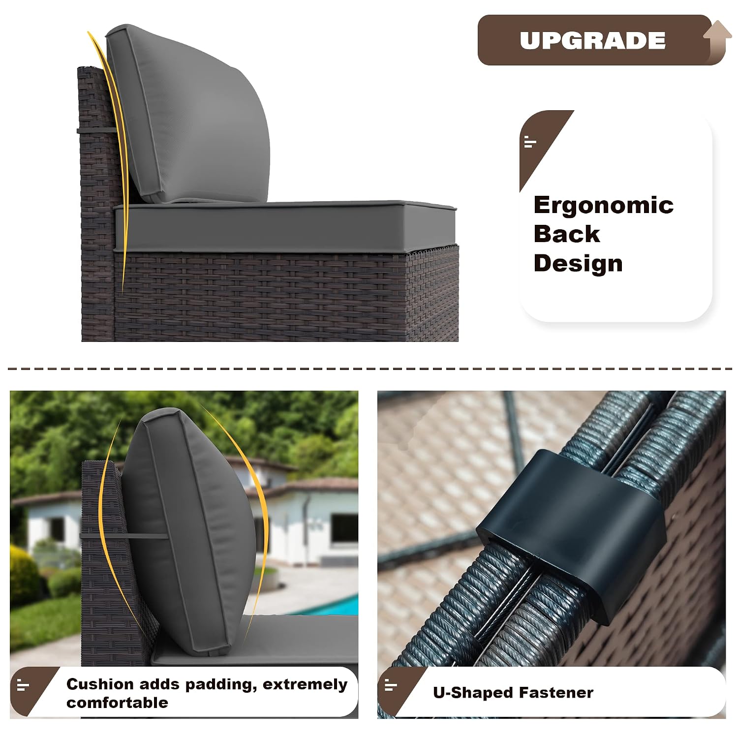Rotan Wicker Tuinmeubelset met - Outdoor Furniture Grey recensie en prijs