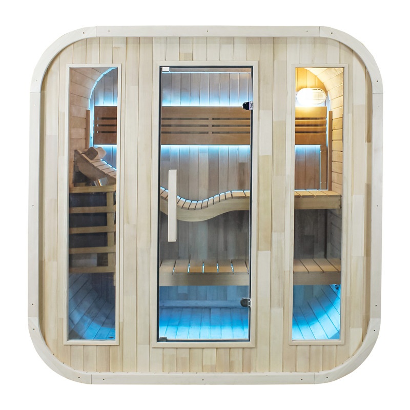 Buiten sauna modern design cab - Outdoor Furniture Europe recensie en prijs