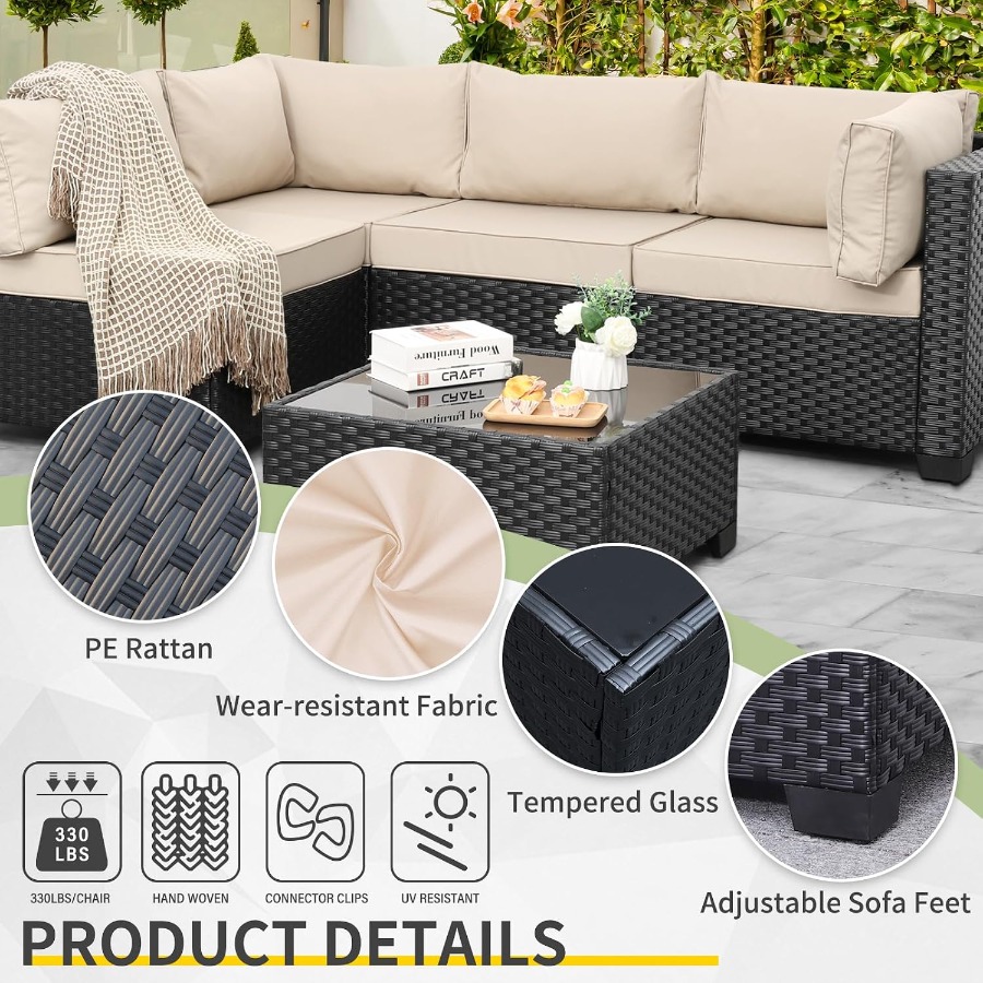 5-delige tuinmeubelset voor bu - Outdoor Furniture Metal Chairs recensie en prijs