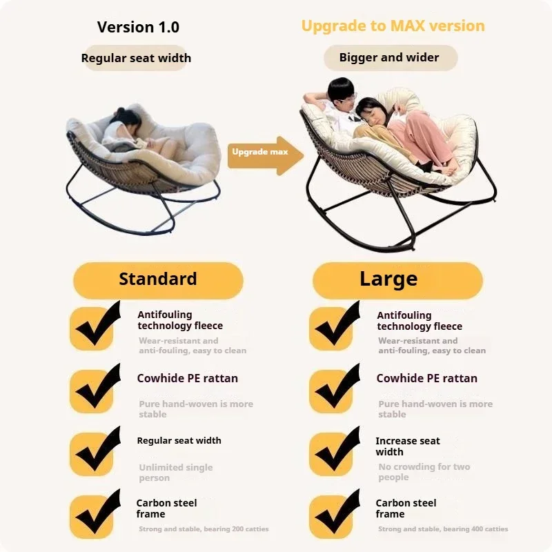 Buiten schommelstoel van wicke - Outdoor Furniture Egg Chair recensie en prijs
