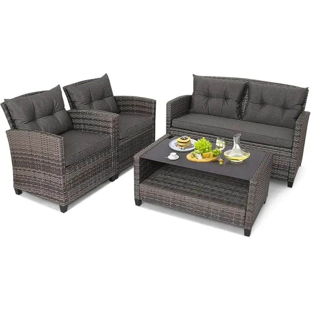 Grijze tuinmeubelset voor buit - Outdoor Furniture Grey recensie en prijs