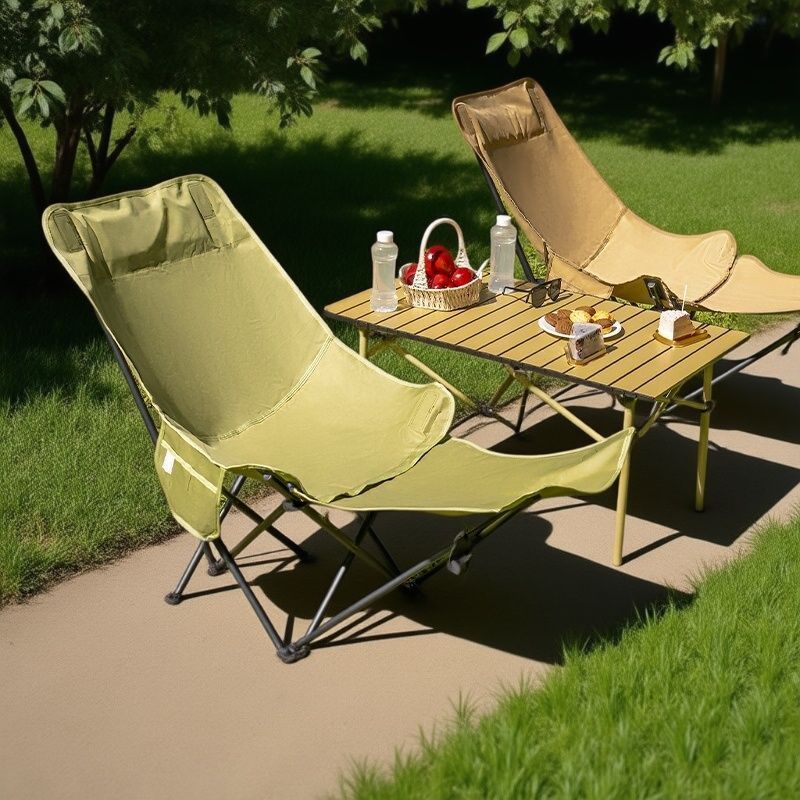 Maanstoel met vier verstelbare - Outdoor Furniture Used recensie en prijs
