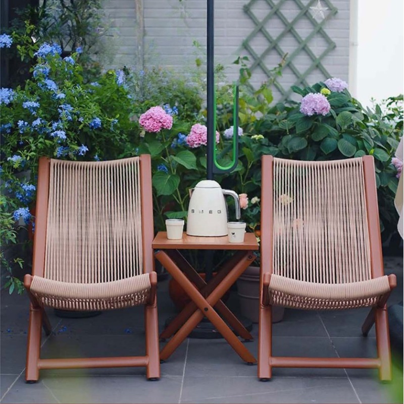 Rotan geweven buitenloungestoe - Outdoor Furniture Metal Chairs recensie en prijs