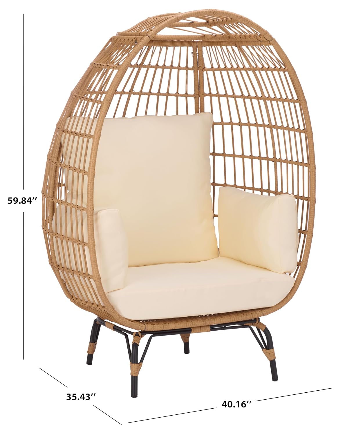 Oversized Egg Lounge Chair, na - Outdoor Furniture Egg Chair recensie en prijs