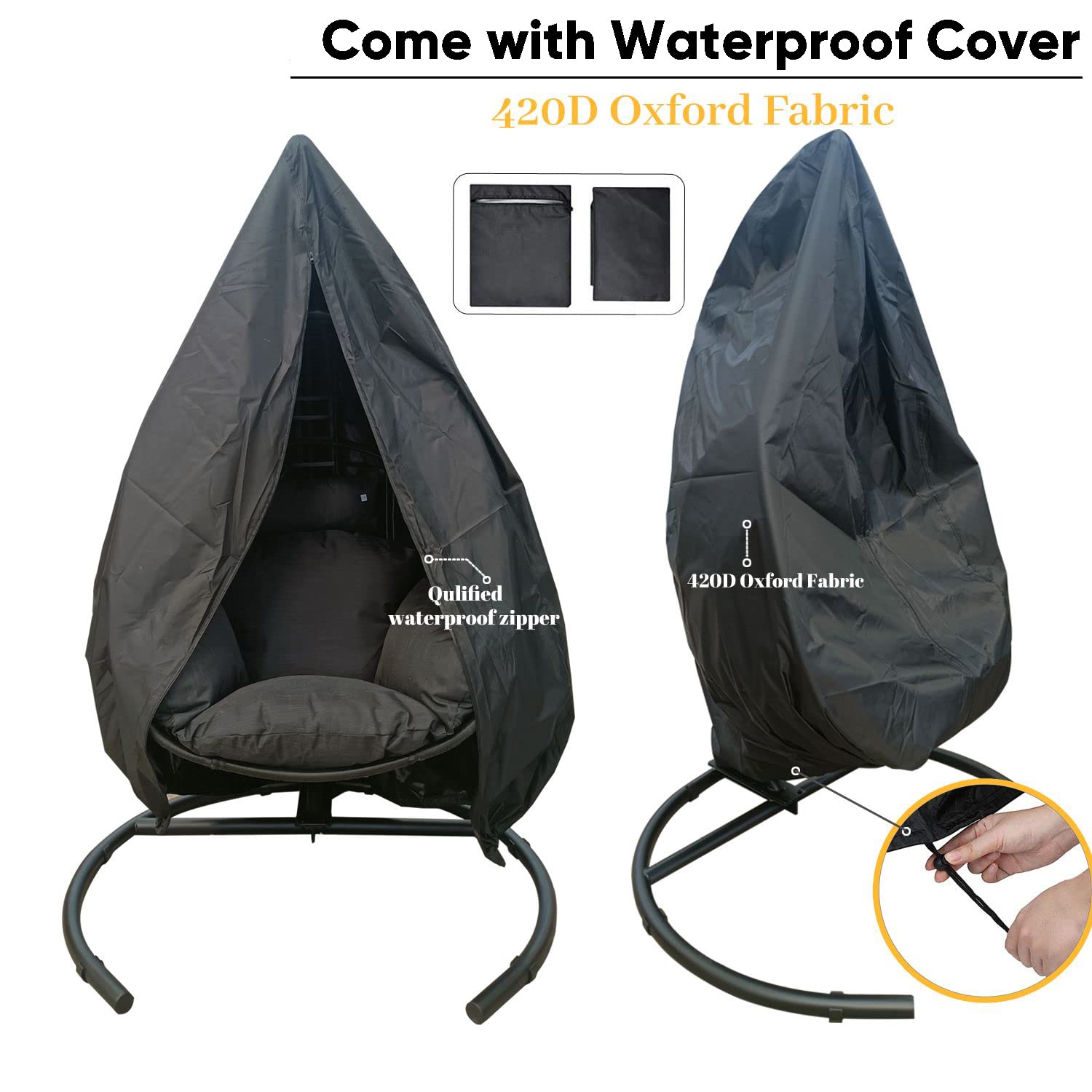 Hangende eierstoel met standaa - Outdoor Furniture Egg Chair recensie en prijs