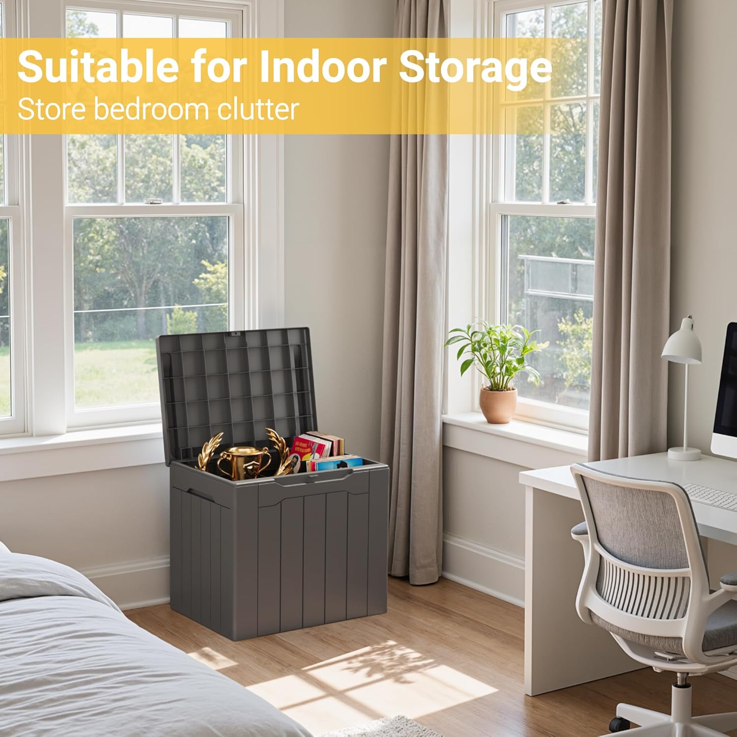 31 Gallon Buitenberging met de - Outdoor Furniture Grey recensie en prijs