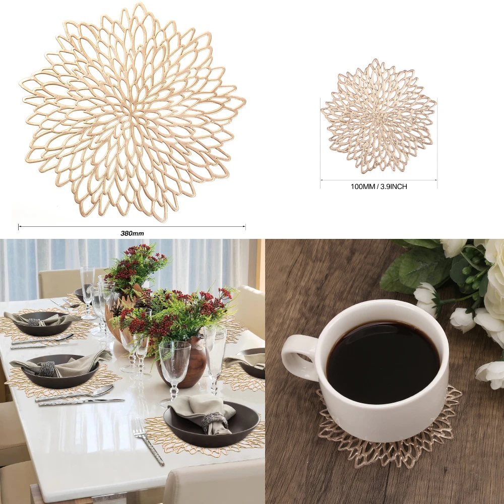 Set van 4 metalen placemats se - Outdoor Furniture Design recensie en prijs