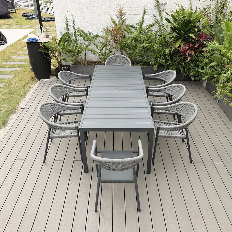Rieten eetkamerstoel met armle - Outdoor Furniture Metal Chairs recensie en prijs